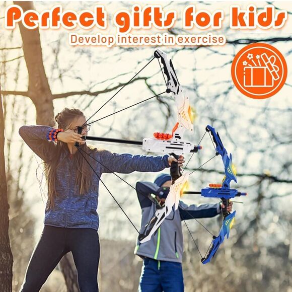 Bow Arrow Set  Kids Toys Archery Set Standing Target Game Toys Boys & Girls OW - Picture 8 of 9